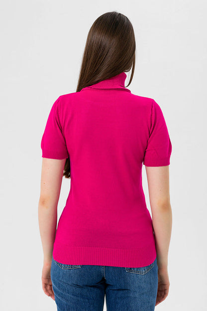 BTW - HALF SLEEEVES TURTLE NECK