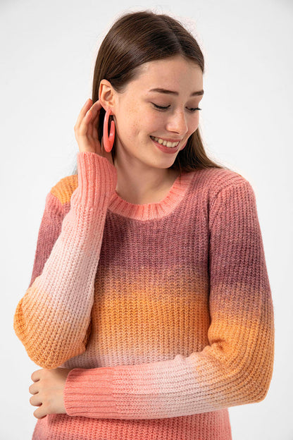 BTW - COLOR GRADIENT SWEATER