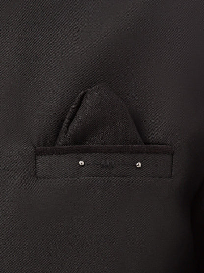 Edenrobe - Boy's Black Sherwani - EBTS23-34030