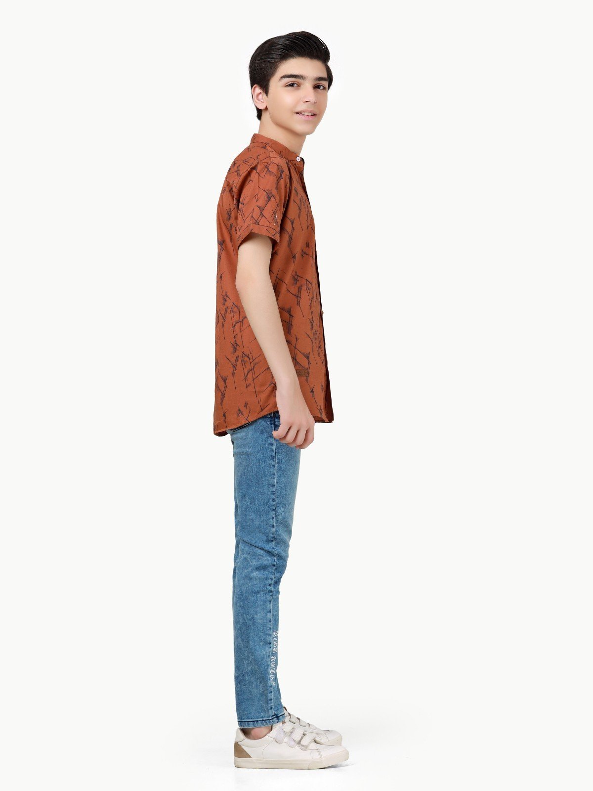 Edenrobe - Boy's Rust Shirt - EBTS22-27455