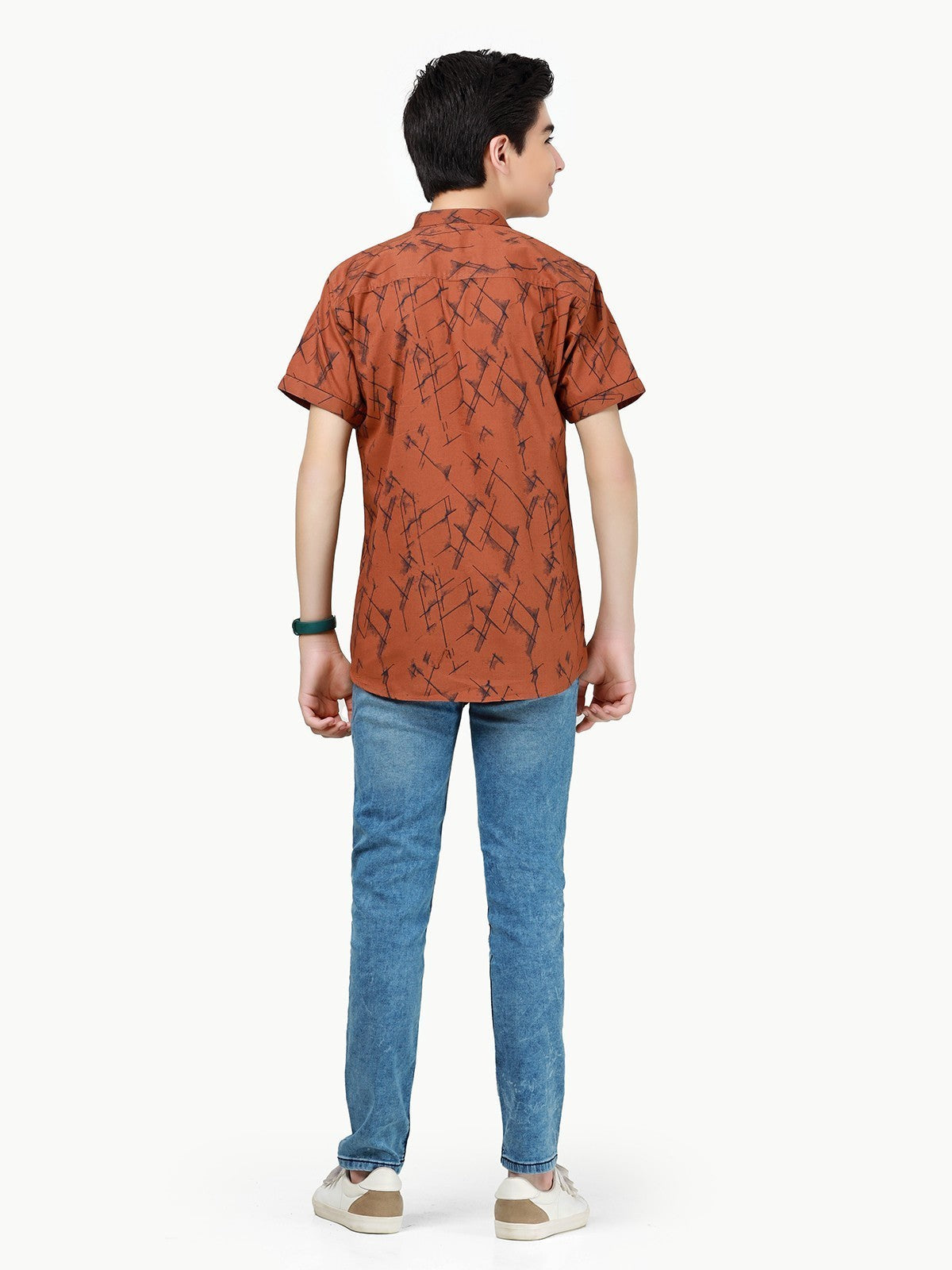 Edenrobe - Boy's Rust Shirt - EBTS22-27455