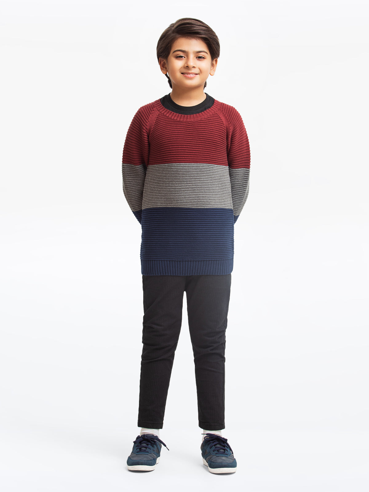 Edenrobe - Boy's Multi Sweater - EBTSWT23-011