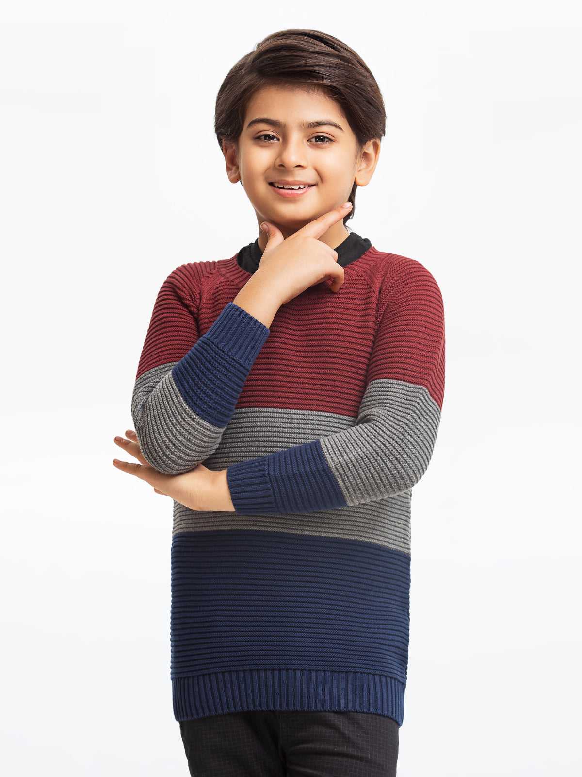 Edenrobe - Boy's Multi Sweater - EBTSWT23-011