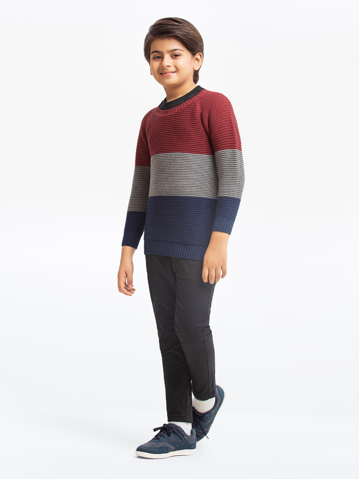 Edenrobe - Boy's Multi Sweater - EBTSWT23-011