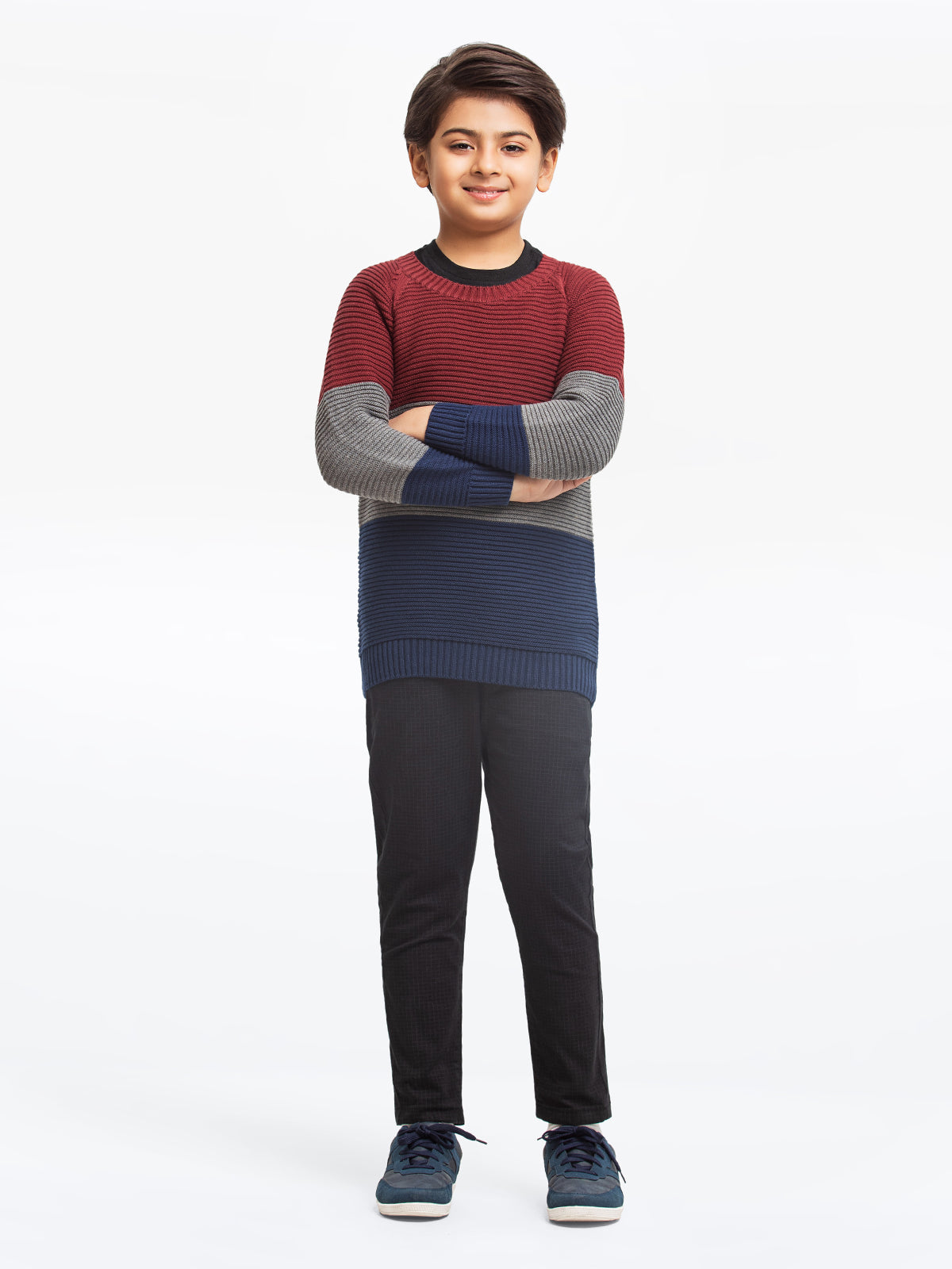 Edenrobe - Boy's Multi Sweater - EBTSWT23-011