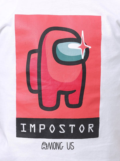 Edenrobe - Boy's White T-Shirt - EBTTS23-002