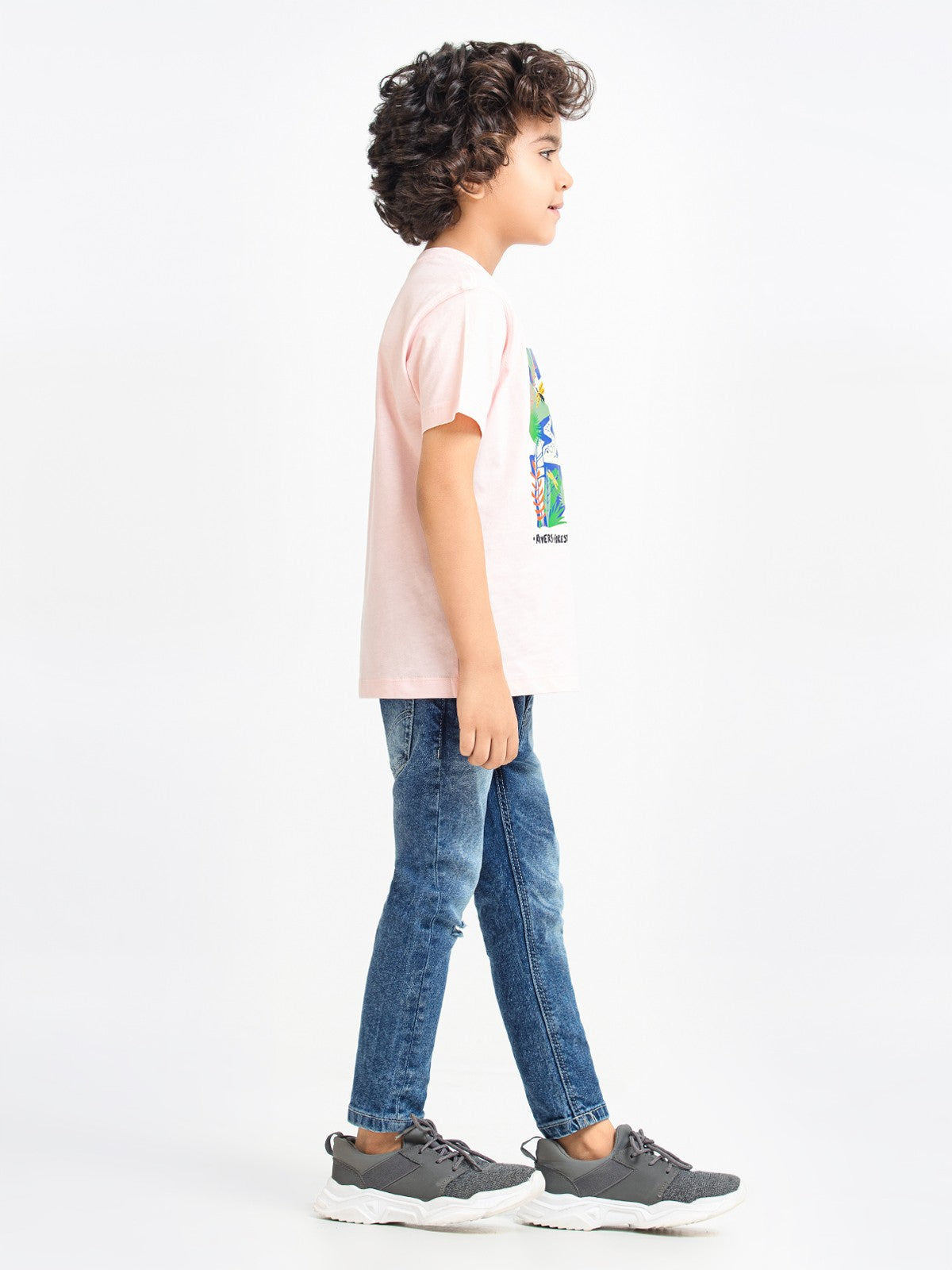 Edenrobe - Boy's Light Pink T-Shirt - EBTTS23-004