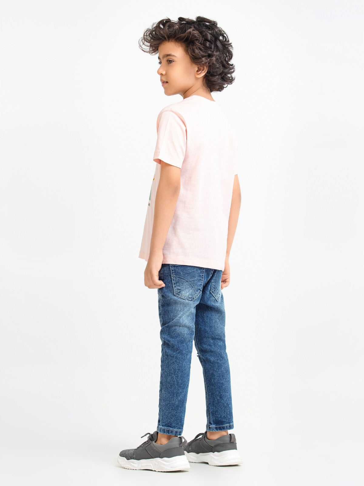 Edenrobe - Boy's Light Pink T-Shirt - EBTTS23-004