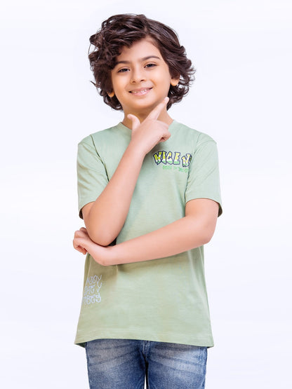 Edenrobe - Boy's Mint Green T-Shirt - EBTTS23-008