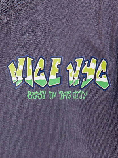 Edenrobe - Boy's Charcoal T-Shirt - EBTTS23-009