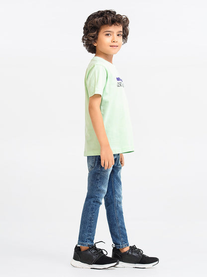 Edenrobe - Boy's Light Green T-Shirt - EBTTS23-013