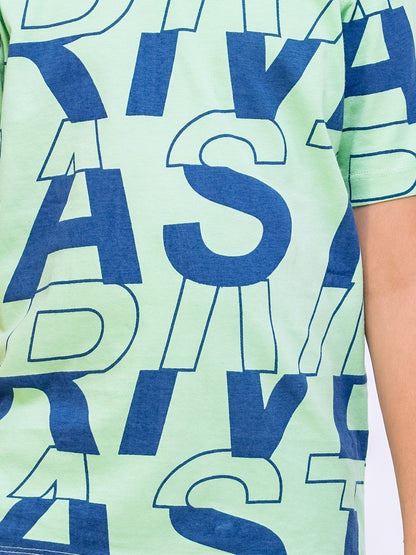 Edenrobe - Boy's Light Green T-Shirt - EBTTS23-024