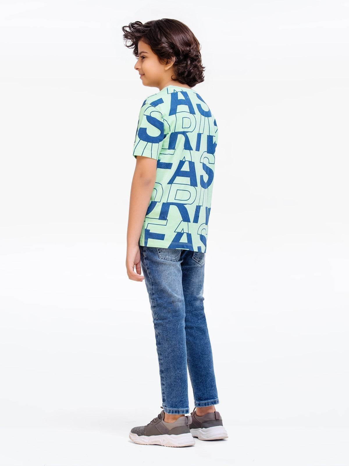 Edenrobe - Boy's Light Green T-Shirt - EBTTS23-024