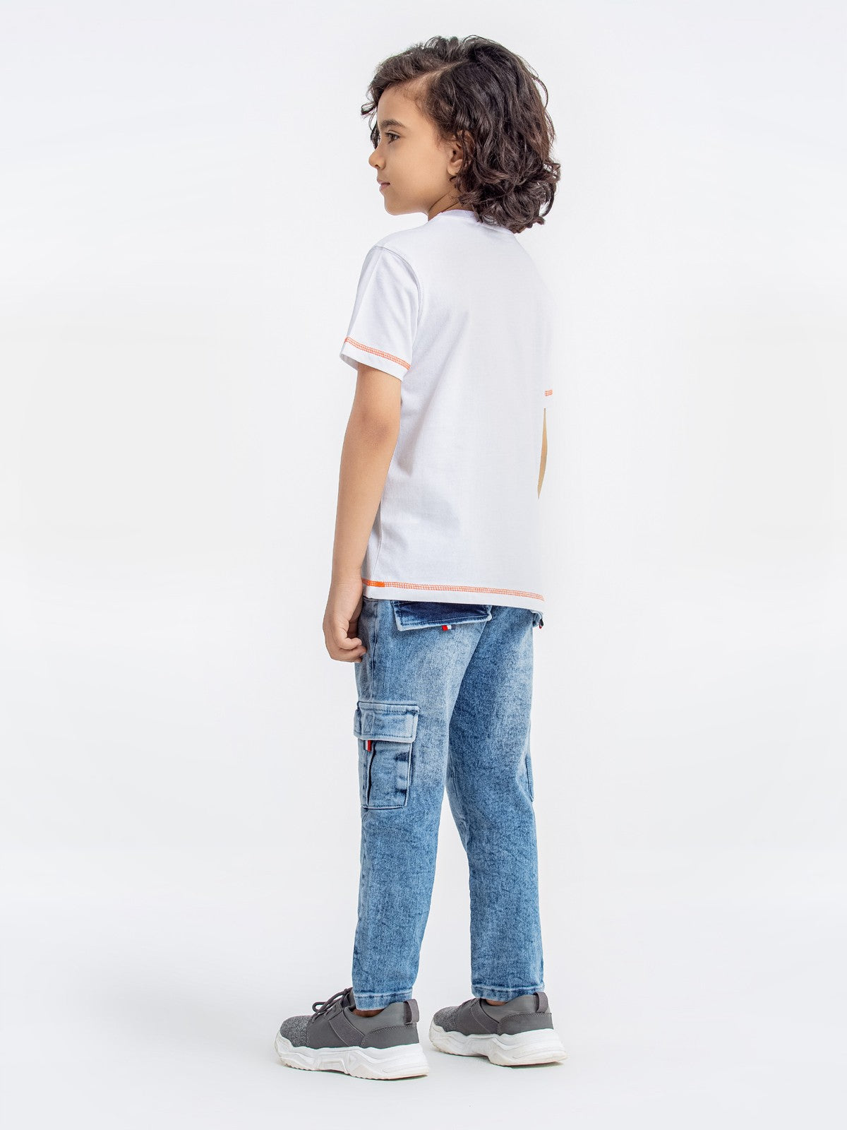 Edenrobe - Boy's White T-Shirt - EBTTS23-041