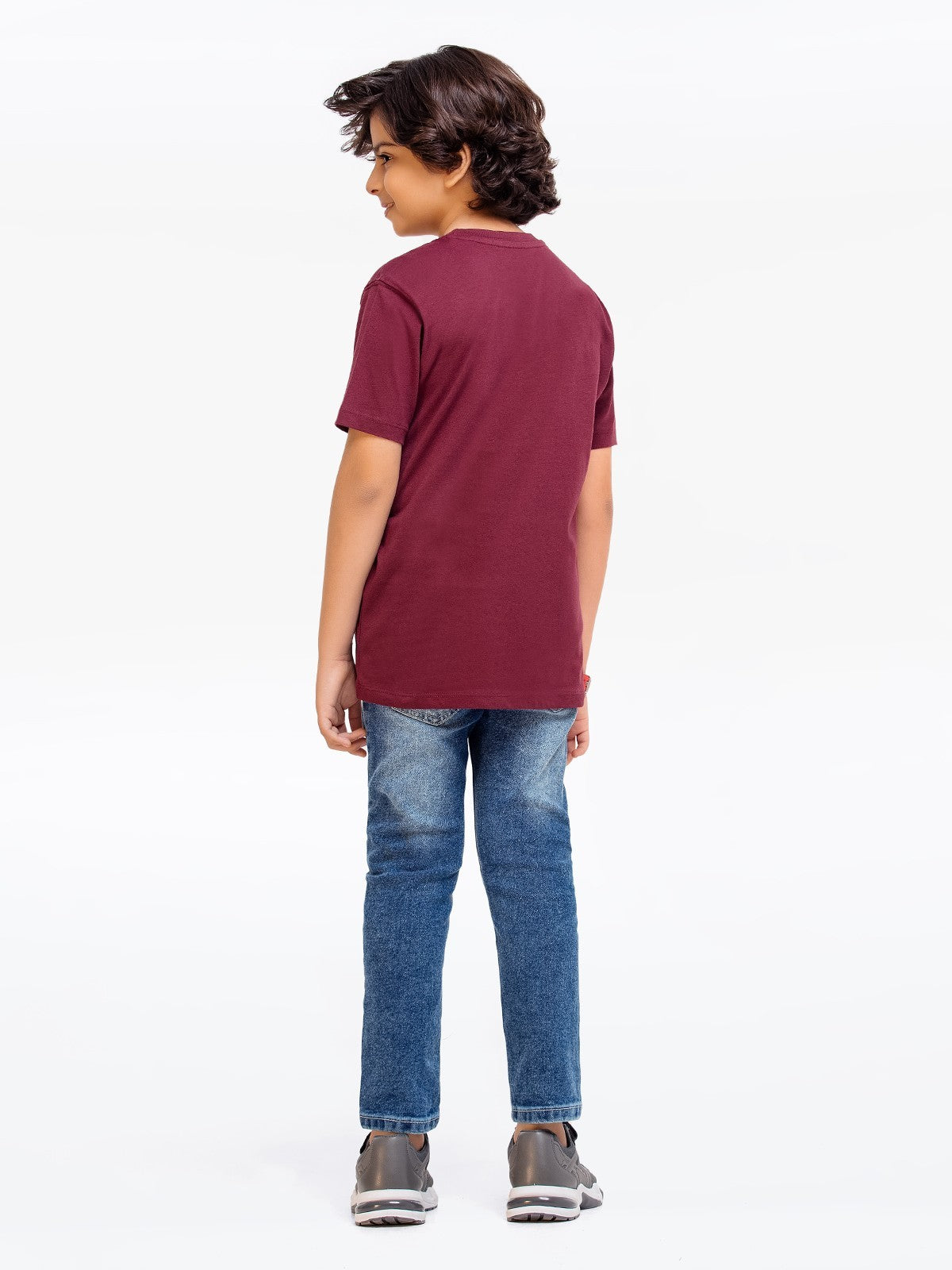Edenrobe - Boy's Maroon T-Shirt - EBTTS23-050