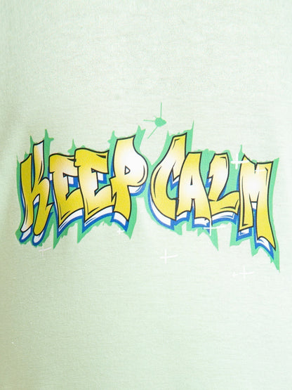 Edenrobe - Boy's Light Green T-Shirt - EBTTS23-052