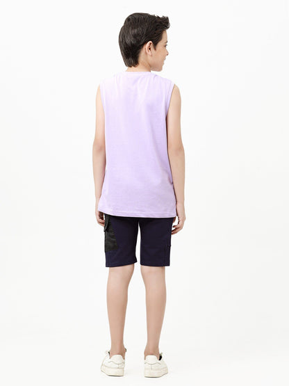Edenrobe - Boy's Lilac Tank Top - EBTT23-014