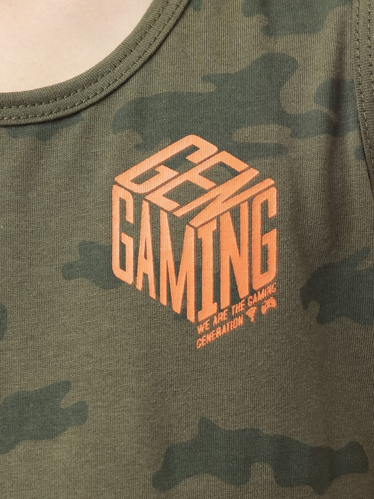 Edenrobe - Boy's Dark Olive Tank Top - EBTT23-020