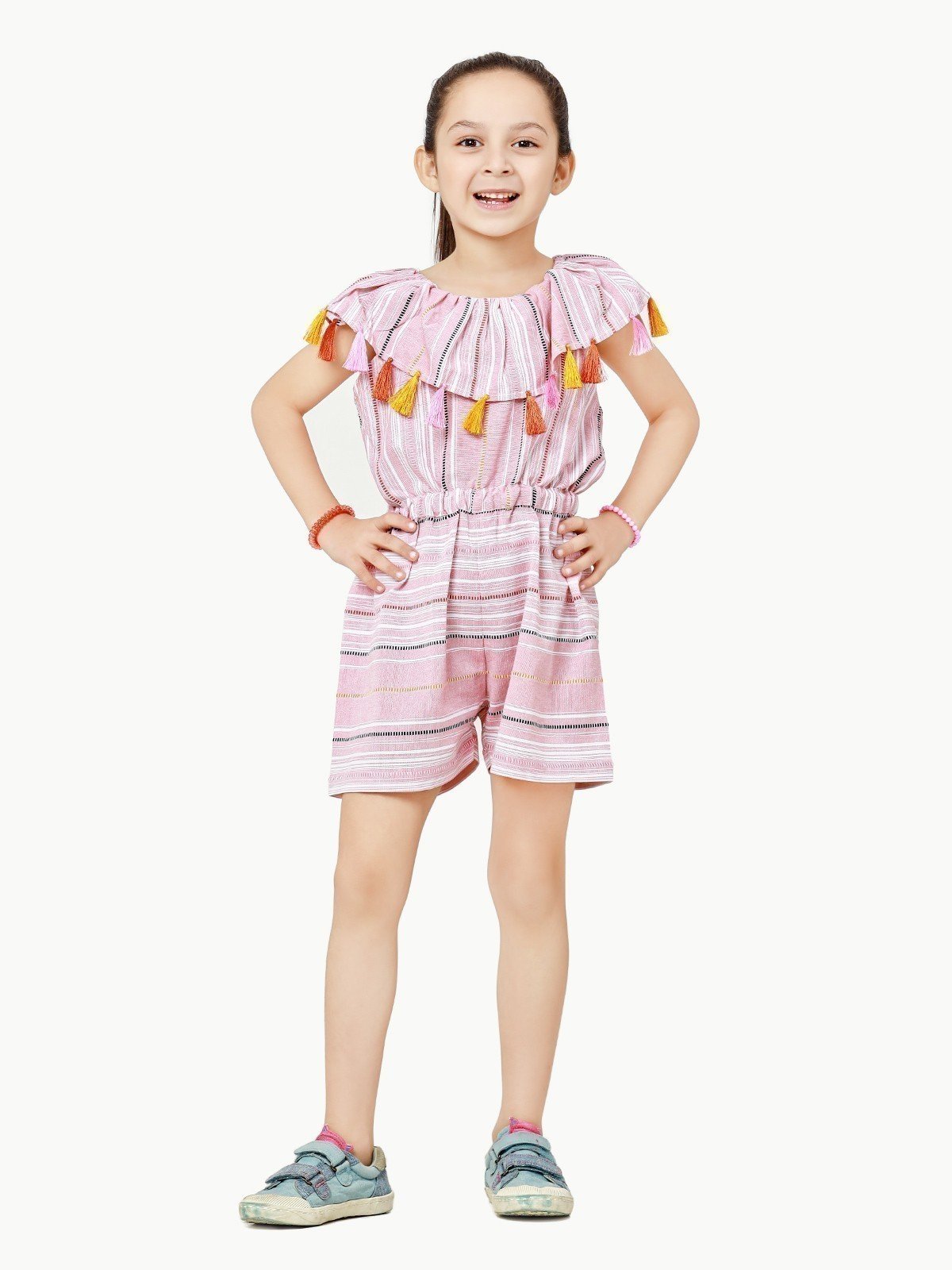 Edenrobe - Girl's Light Pink Jumpsuit - EGTJS22-016