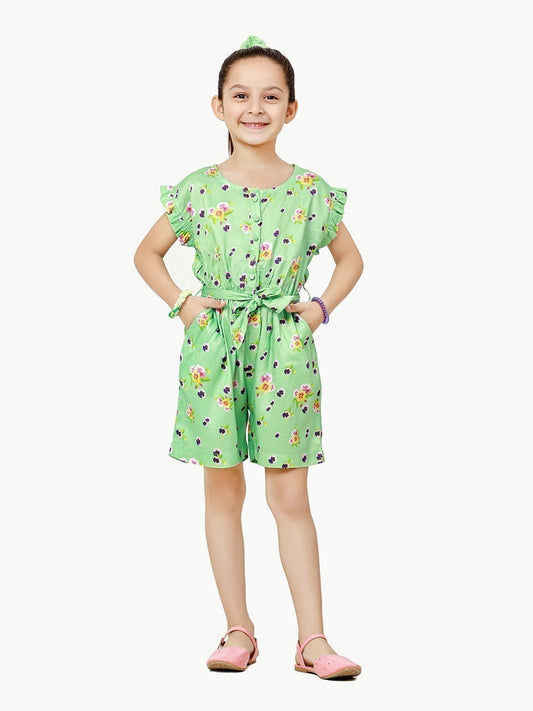 Edenrobe - Girl's Light Green Jumpsuit - EGTJSW22-001