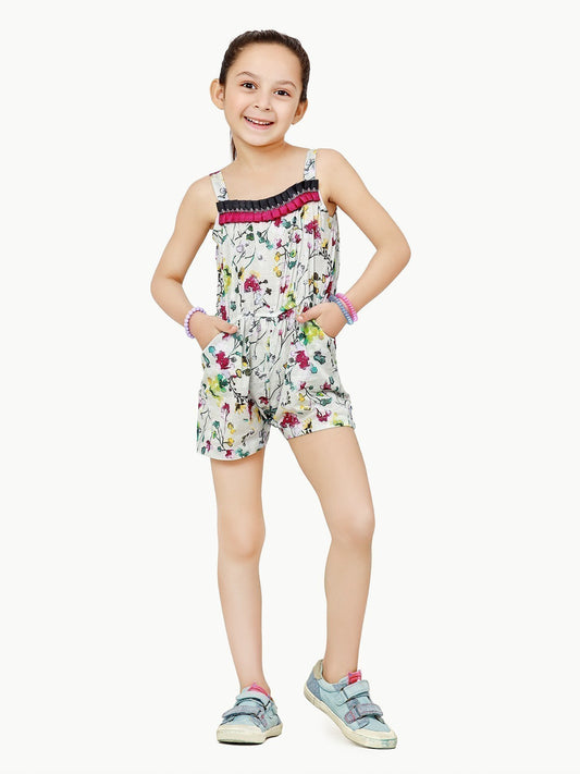 Edenrobe - Girl's Light Grey Jumpsuit - EGTJSW22-010