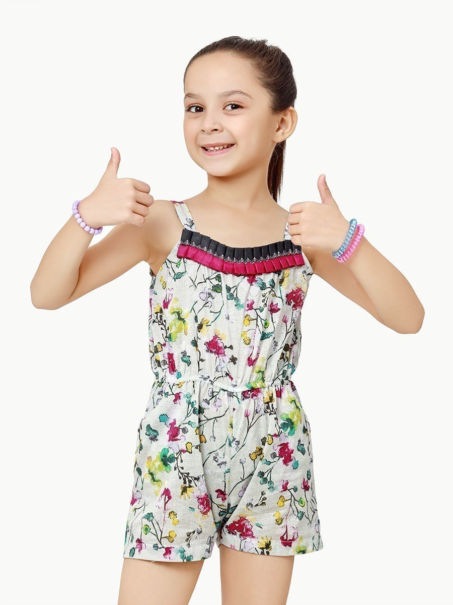 Edenrobe - Girl's Light Grey Jumpsuit - EGTJSW22-010