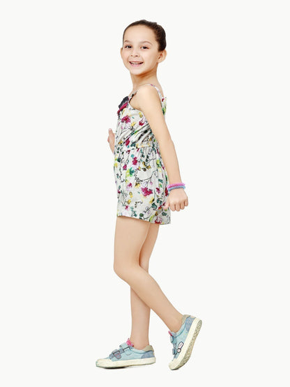 Edenrobe - Girl's Light Grey Jumpsuit - EGTJSW22-010