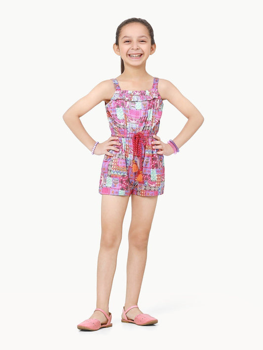 Edenrobe - Girl's Pink Jumpsuit - EGTJSW22-017