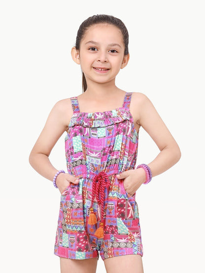 Edenrobe - Girl's Pink Jumpsuit - EGTJSW22-017