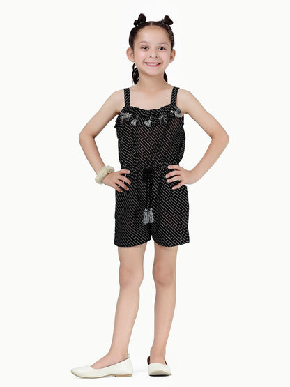 Edenrobe - Girl's Black Jumpsuit - EGTJSW22-018