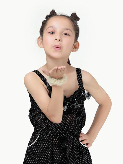 Edenrobe - Girl's Black Jumpsuit - EGTJSW22-018