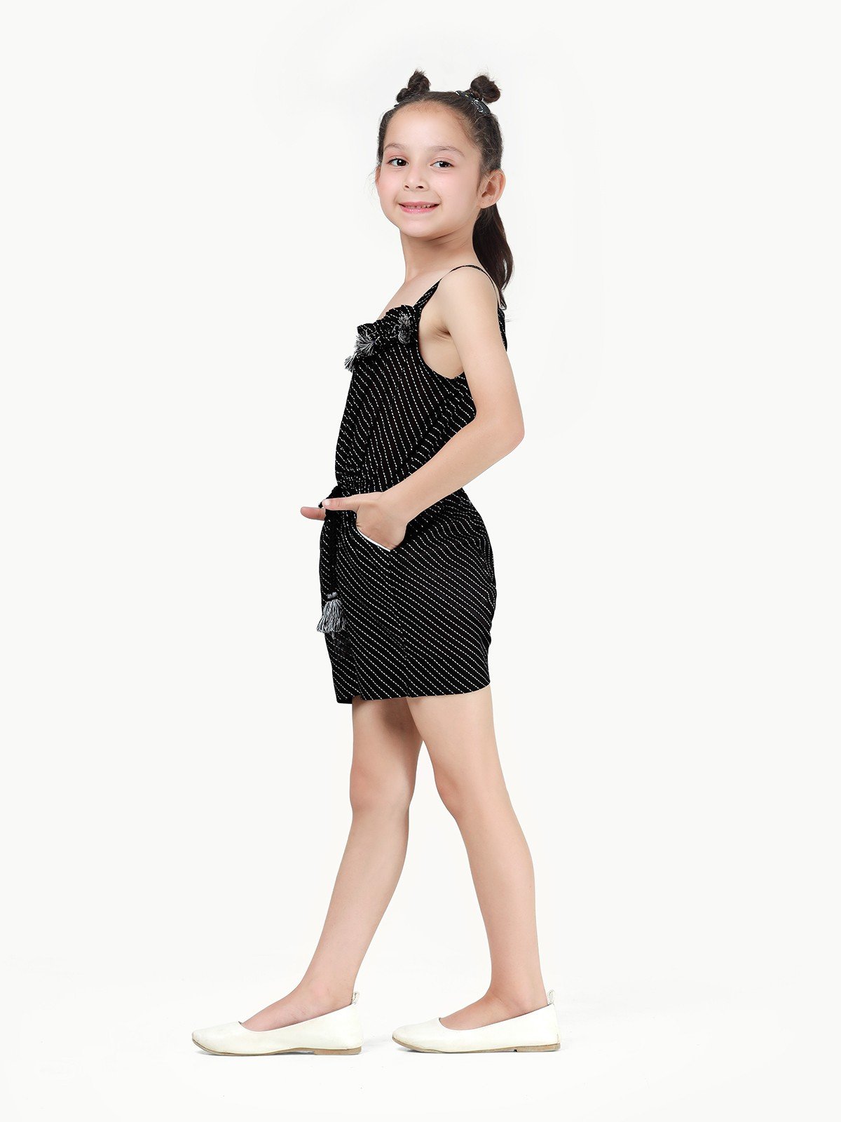 Edenrobe - Girl's Black Jumpsuit - EGTJSW22-018
