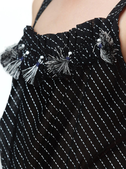 Edenrobe - Girl's Black Jumpsuit - EGTJSW22-018