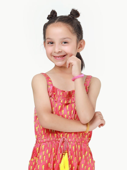 Edenrobe - Girl's Pink Jumpsuit - EGTJSW22-019