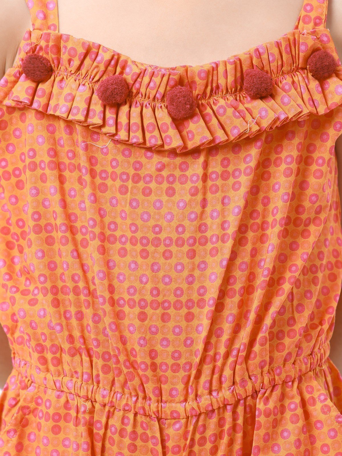 Edenrobe - Girl's Orange Jumpsuit - EGTJSW22-023