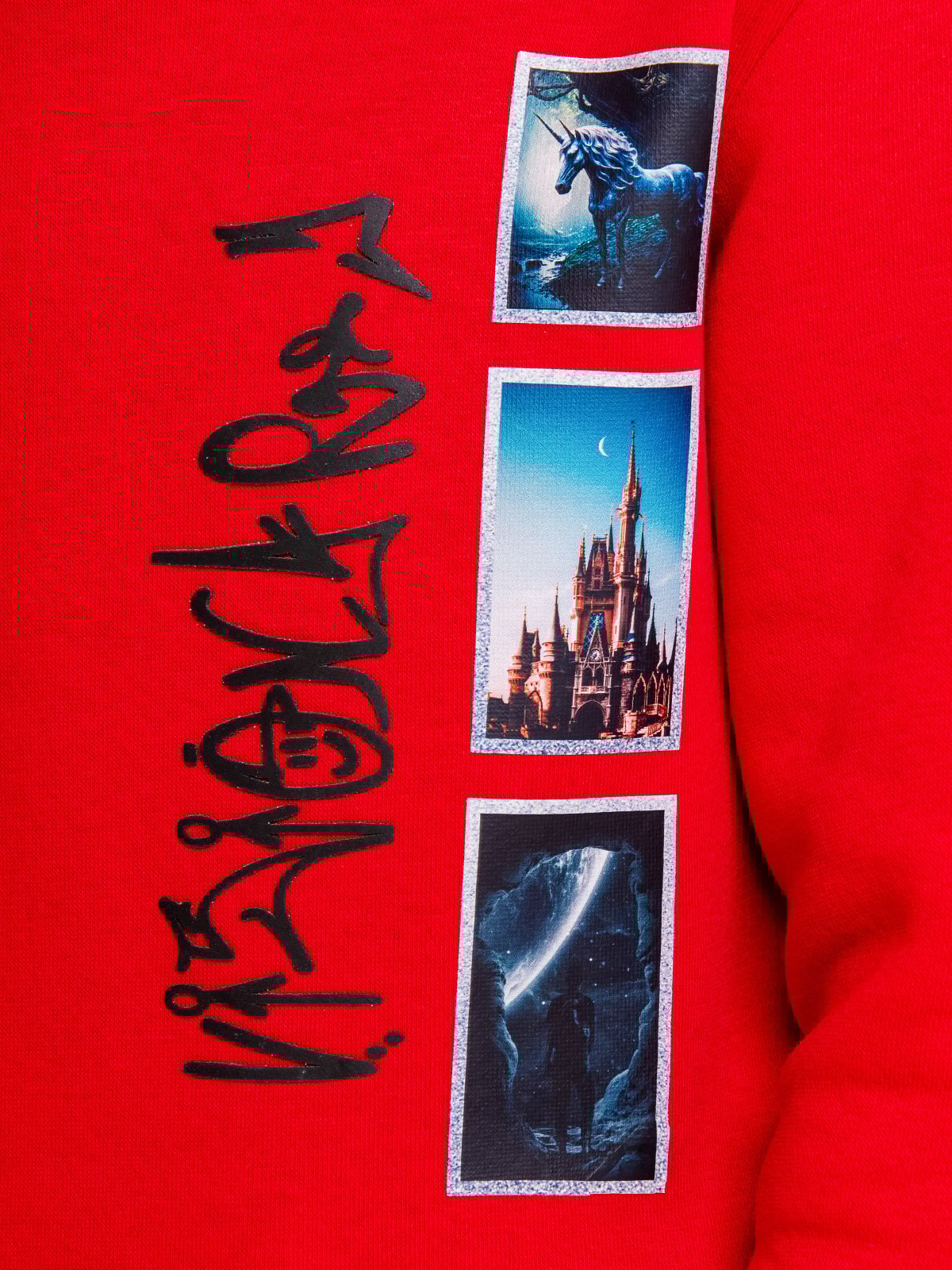 Edenrobe - Girl's Red Sweatshirt - EGTSS23-004