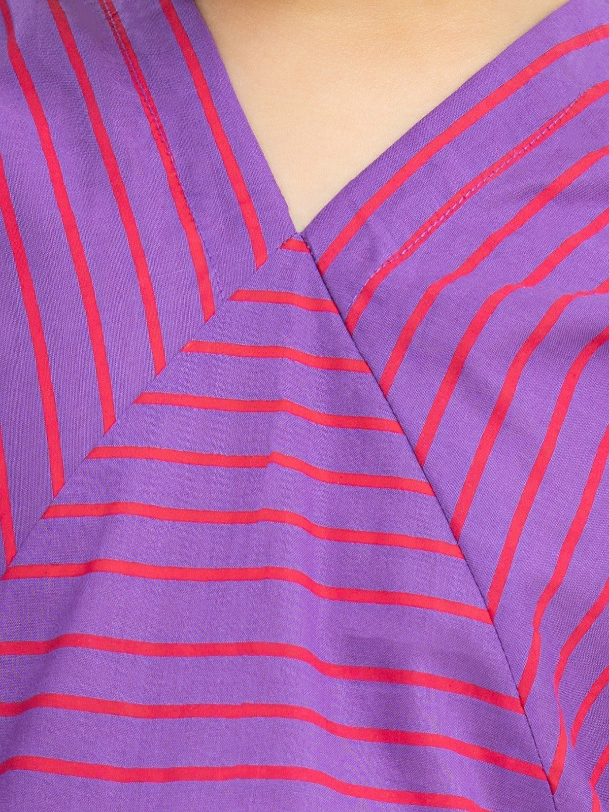 Edenrobe - Girl's Purple Fusion Top - EGTFT23-100022