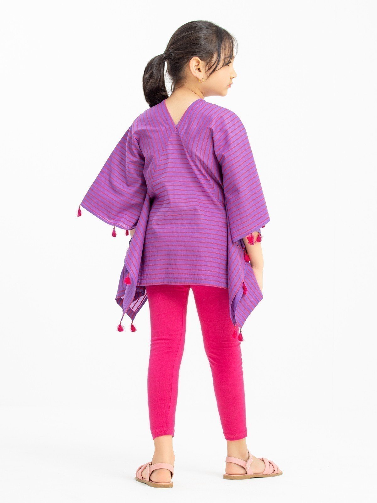 Edenrobe - Girl's Purple Fusion Top - EGTFT23-100022