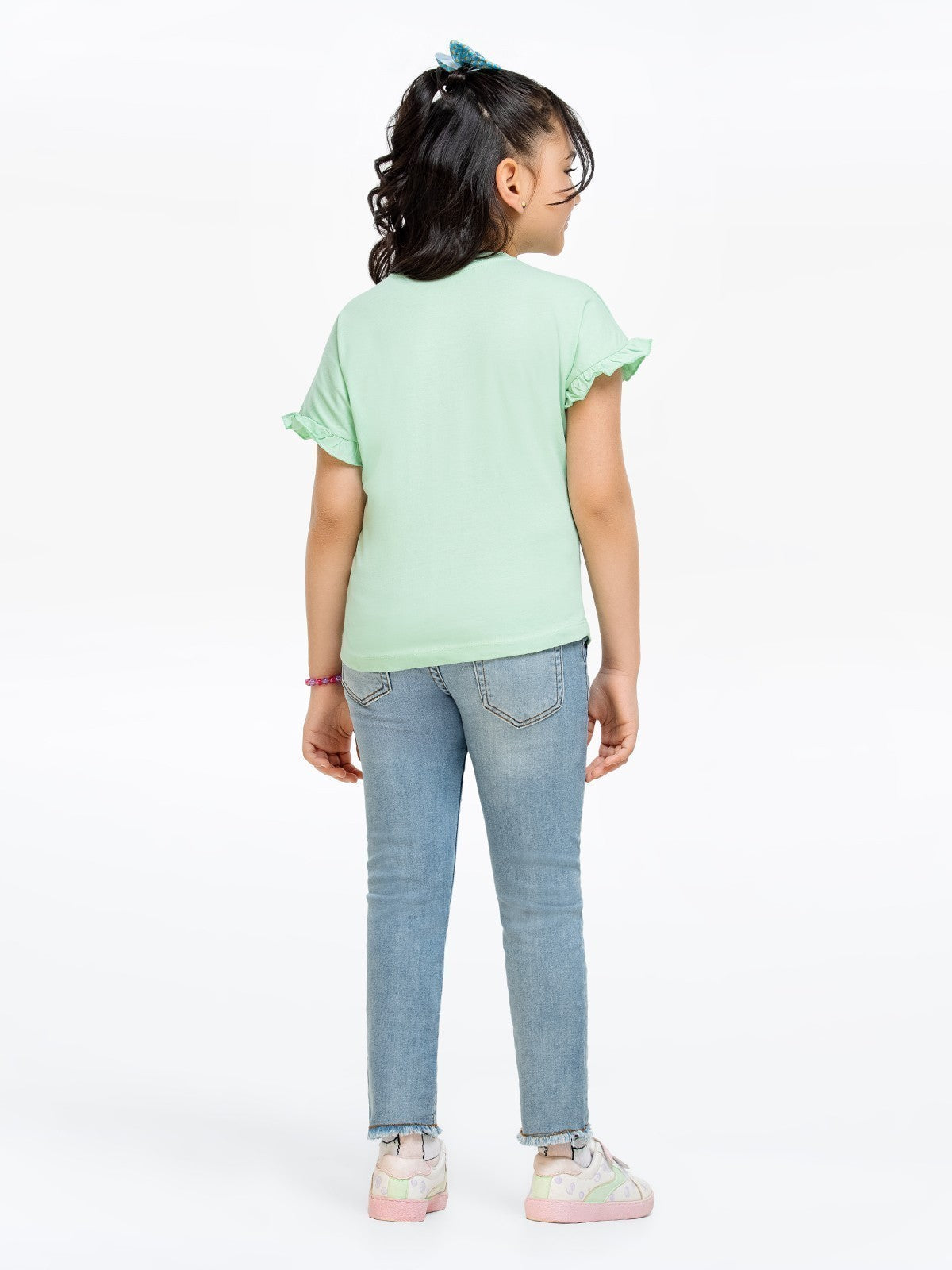 Edenrobe - Girl's Light Green Top - EGTK23-004