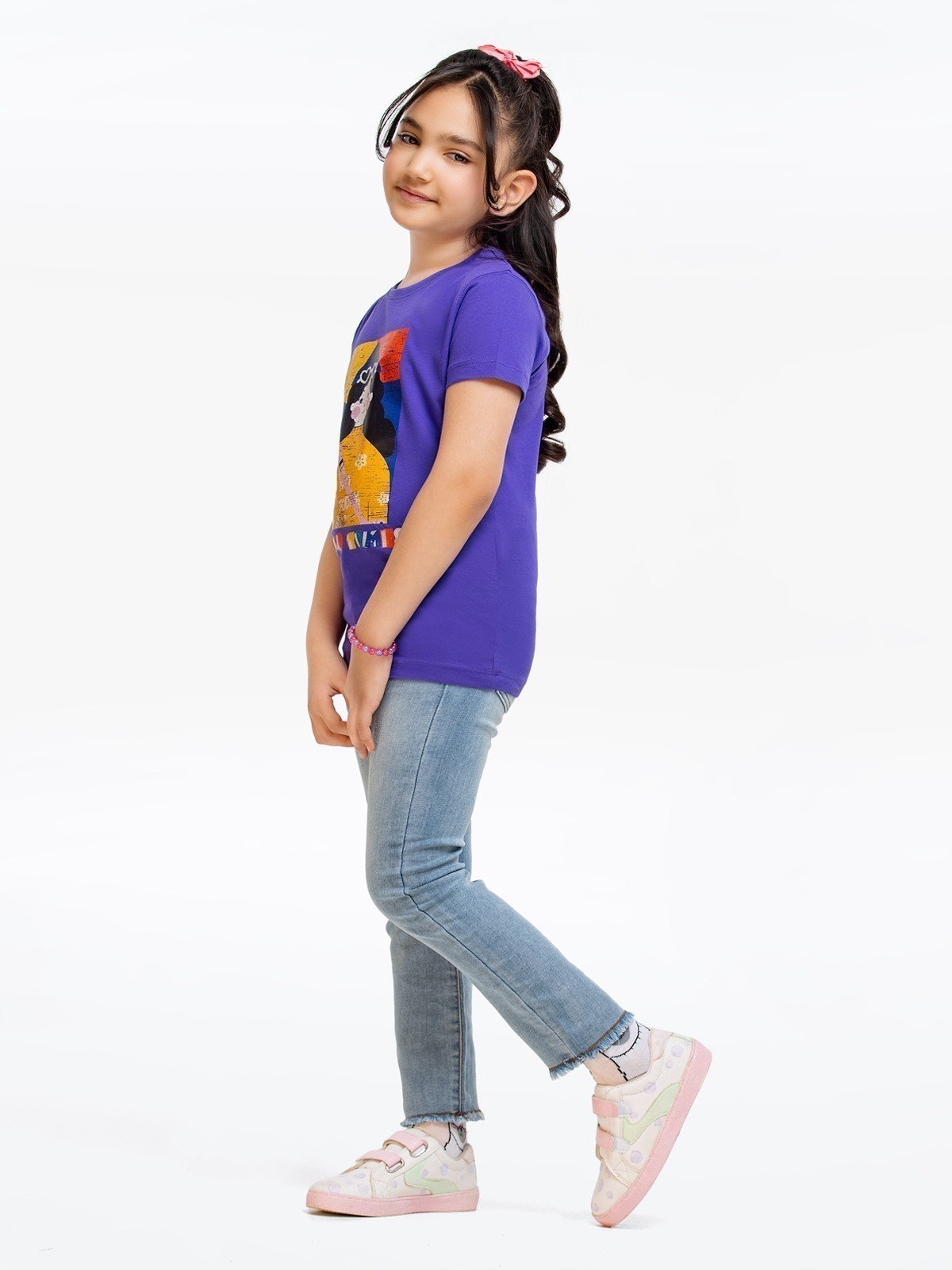 Edenrobe - Girl's Purple Top - EGTK23-021