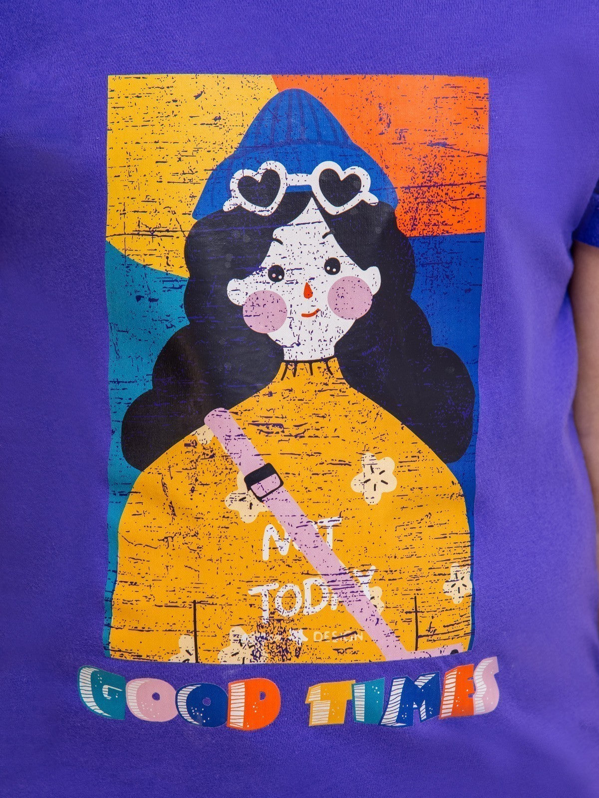 Edenrobe - Girl's Purple Top - EGTK23-021