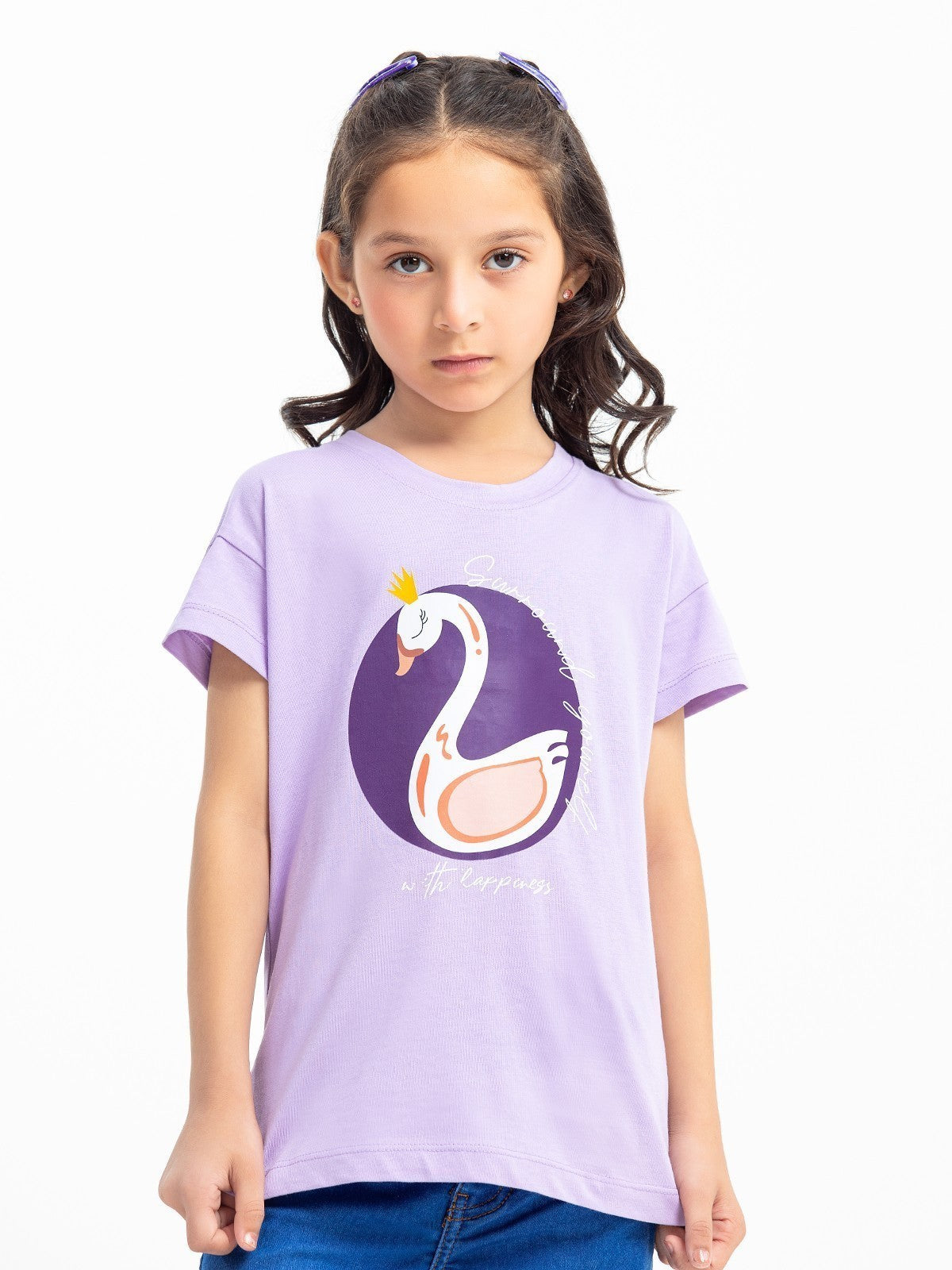 Edenrobe - Girl's Lilac Top - EGTK23-034