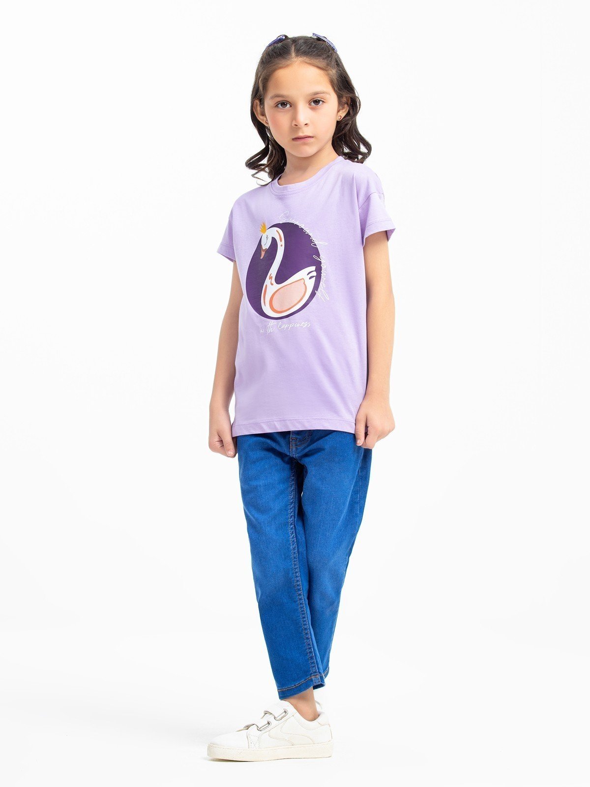 Edenrobe - Girl's Lilac Top - EGTK23-034