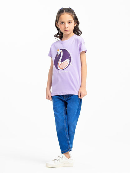 Edenrobe - Girl's Lilac Top - EGTK23-034