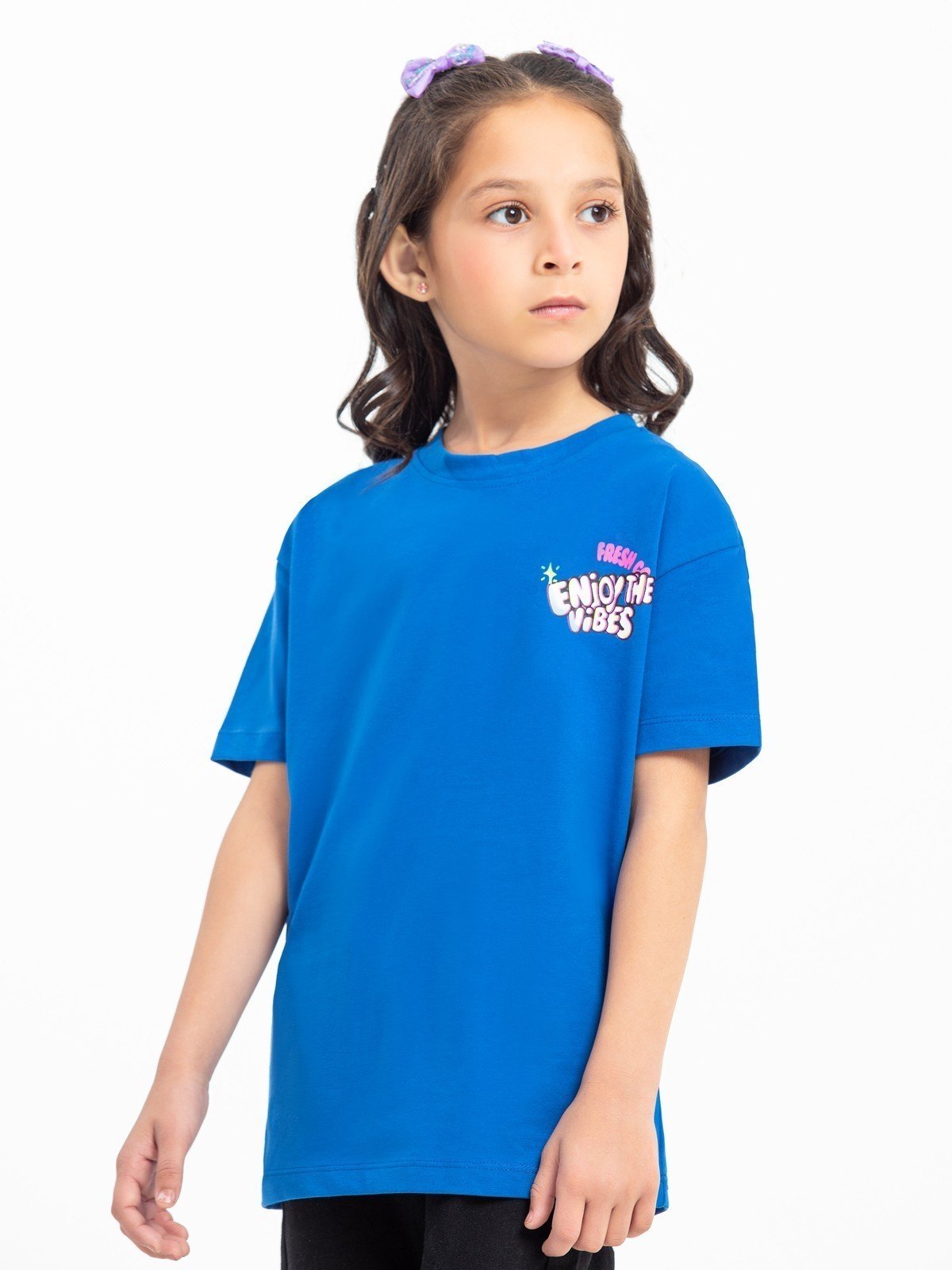 Edenrobe - Girl's Royal Blue Top - EGTK23-035