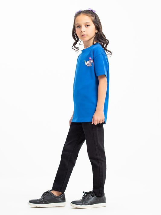 Edenrobe - Girl's Royal Blue Top - EGTK23-035