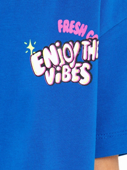 Edenrobe - Girl's Royal Blue Top - EGTK23-035