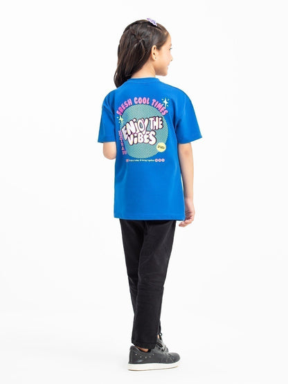 Edenrobe - Girl's Royal Blue Top - EGTK23-035