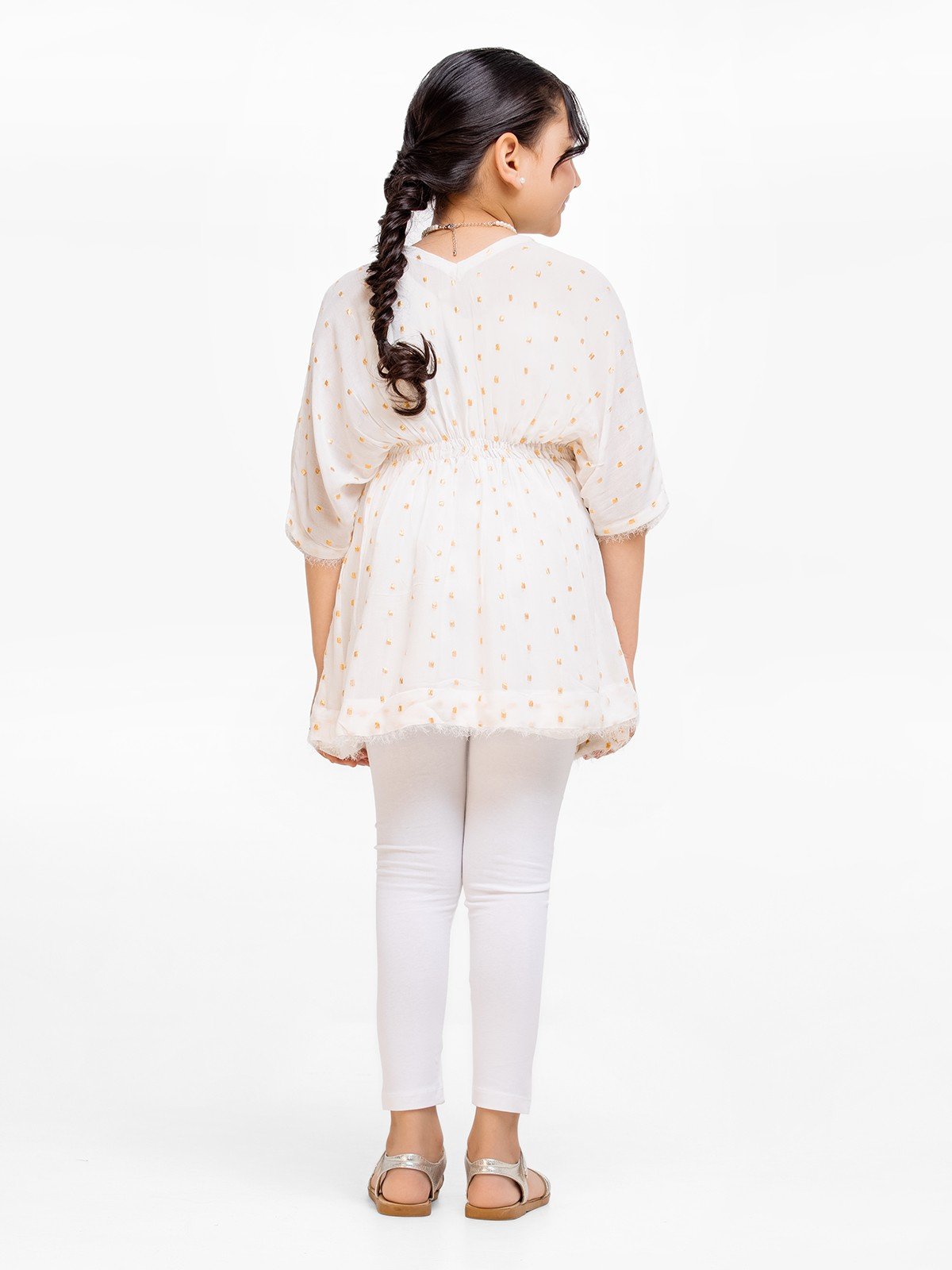 Edenrobe - Girl's White Top - EGTKT23-009