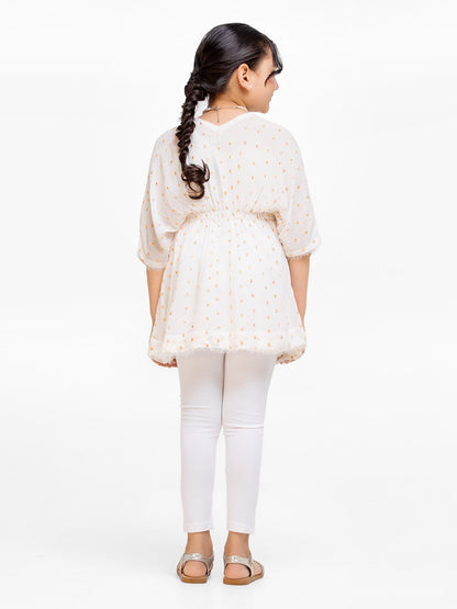 Edenrobe - Girl's White Top - EGTKT23-009